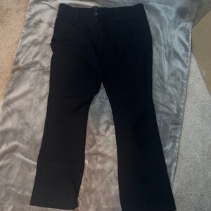 Torrid Trouser Boot Studio Luxe Ponte Mid-Rise Pant -Black-14R